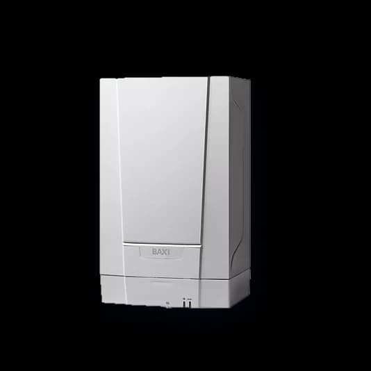 A wall-mounted combi boiler